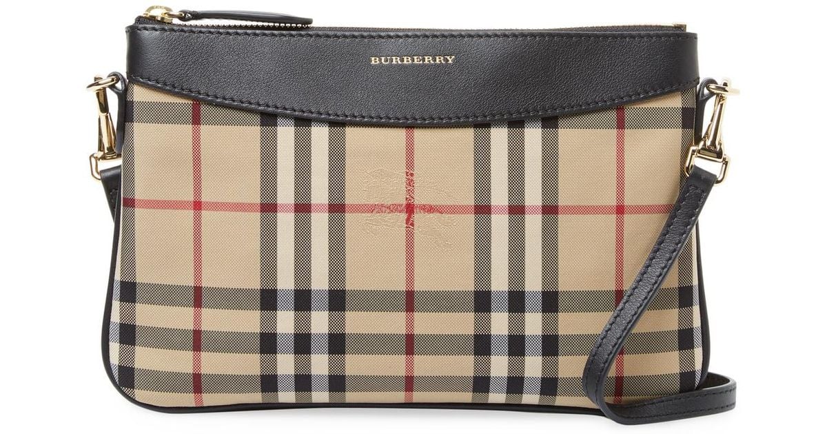 checkered cross body bag