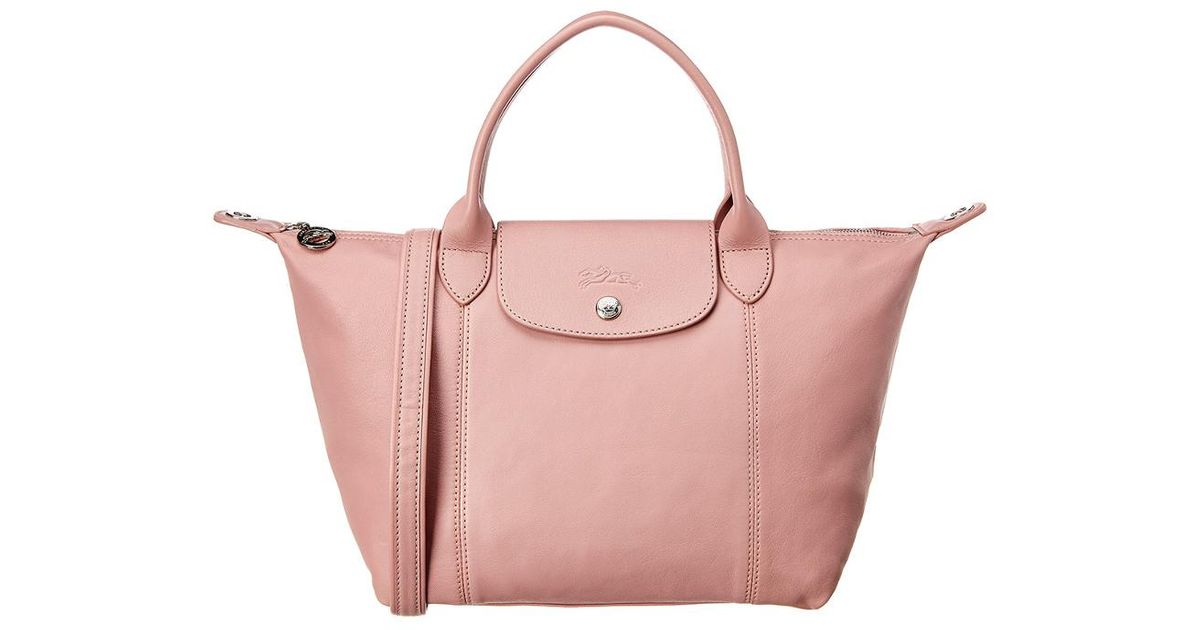 longchamp pink tote
