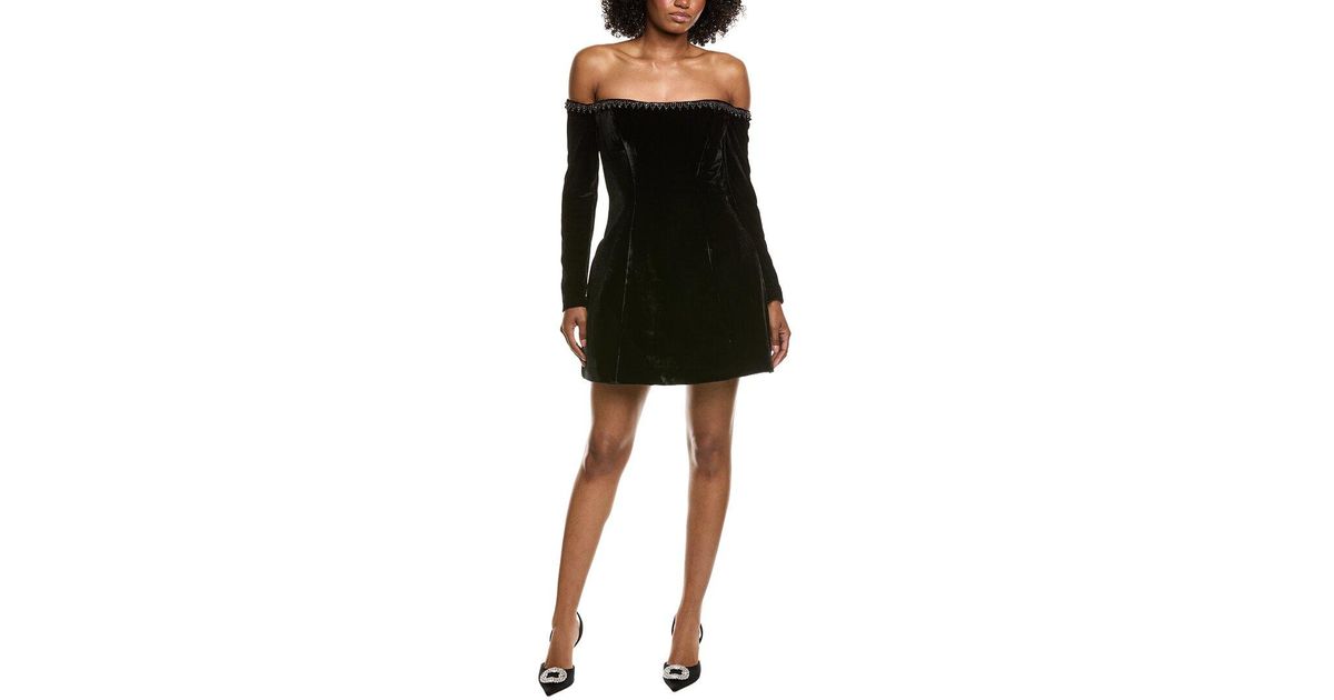 Bardot Nadene Trim Hourglass Dress in Black | Lyst