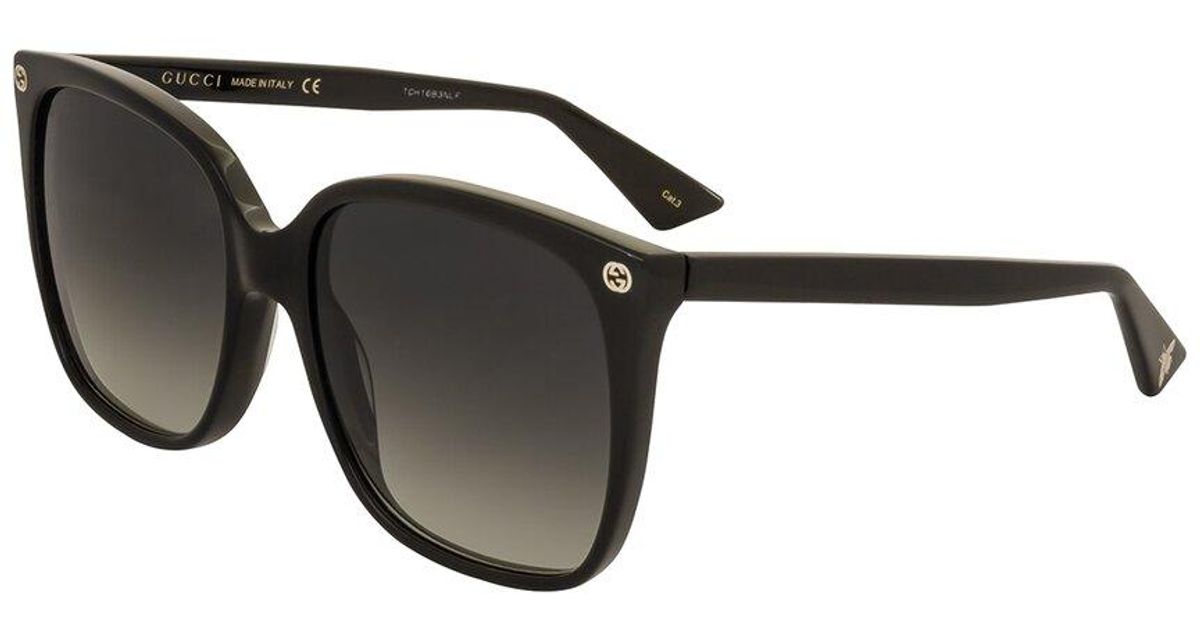 Gucci GG0022S 57mm Sunglasses in Black | Lyst