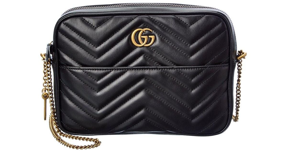 Gucci Double G Multiuse Mini Leather Shoulder Bag in Black Lyst