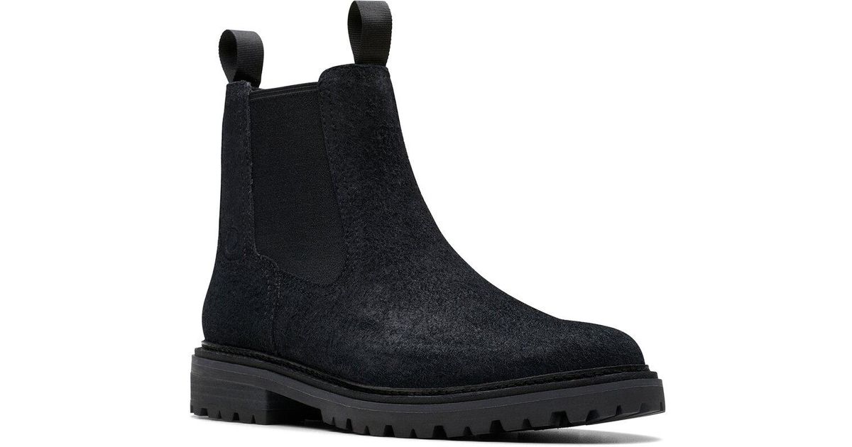 Clarks Clarkridge Top Suede Men\'s Chelsea Boots Black Mens Clarkdale Easy Black Leather Chelsea Boots main image 3