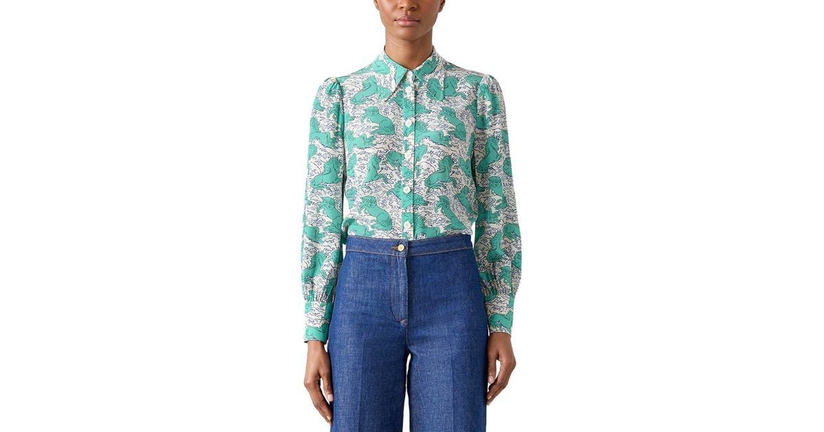 lk bennett silk blouse