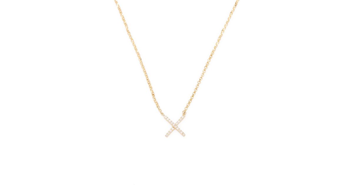 criss cross necklace
