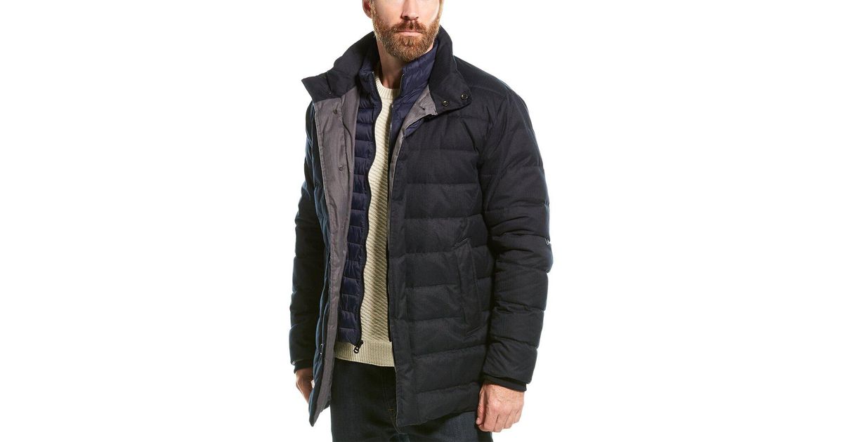 Cole haan flannel store down jacket