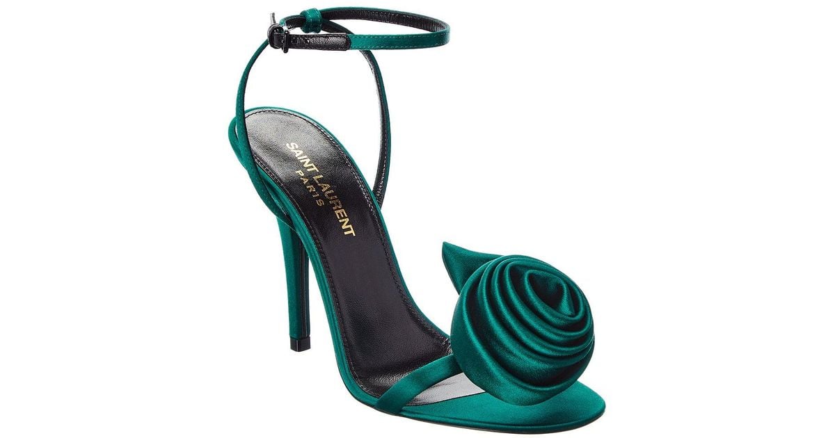 saint laurent ivy flower sandals