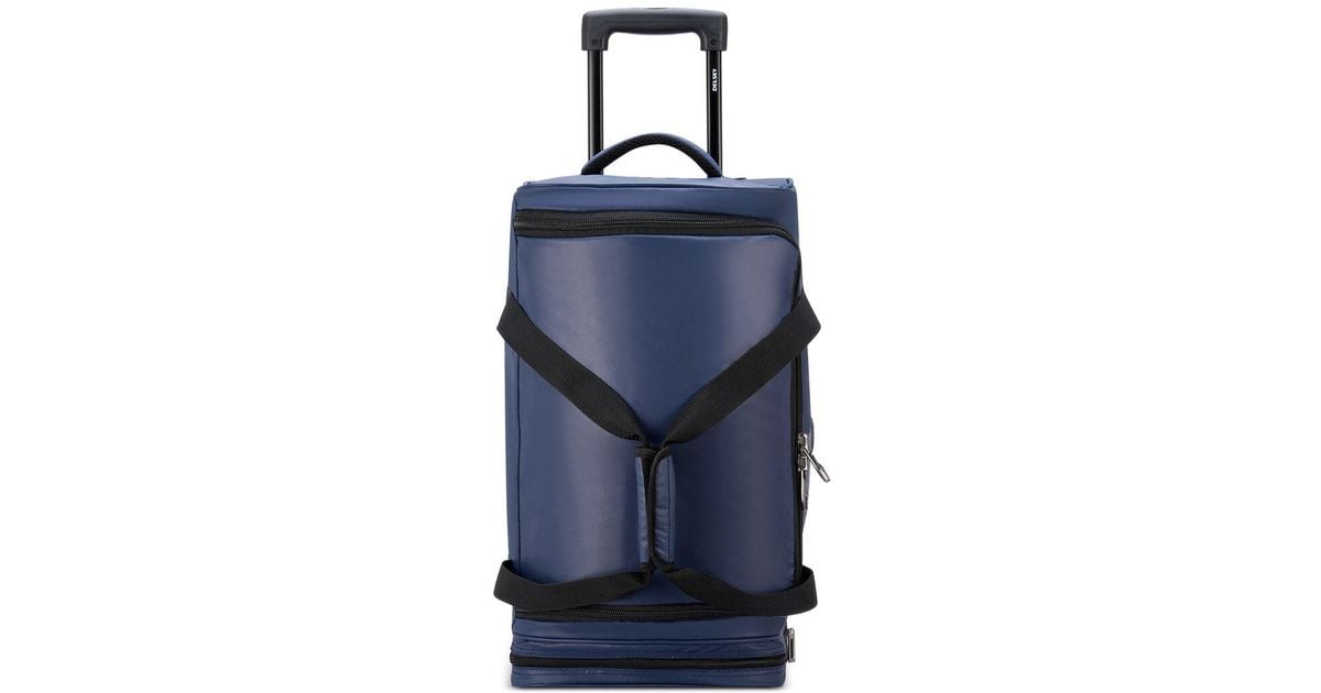 Delsey Raspail Carryon Rolling Duffel Bag in Blue Lyst UK