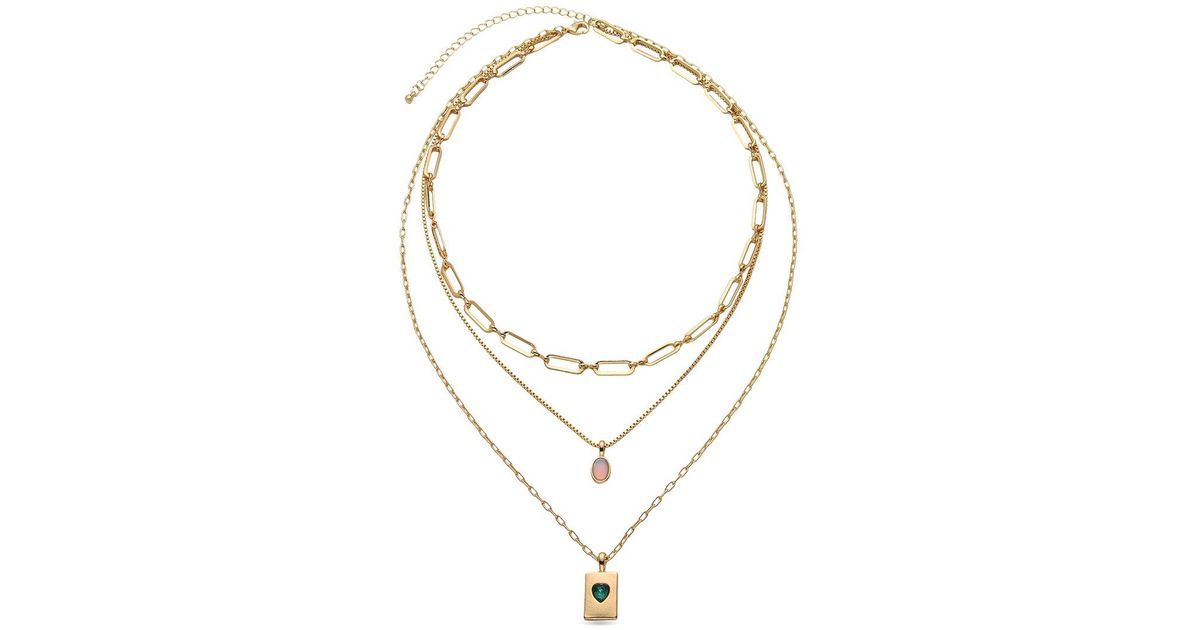 Green American Diamond Necklace Set - Designer Necklace Set - Anniversary  Gift - Elena Green Necklace Set by Blingvine