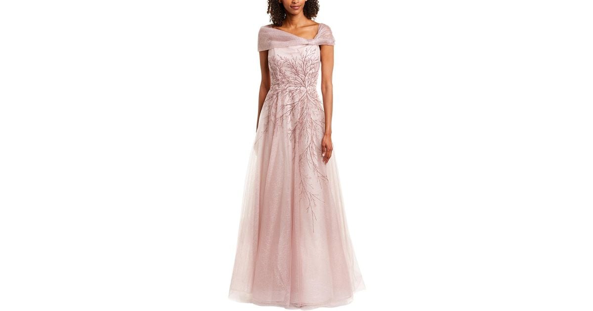 teri jon pink gown