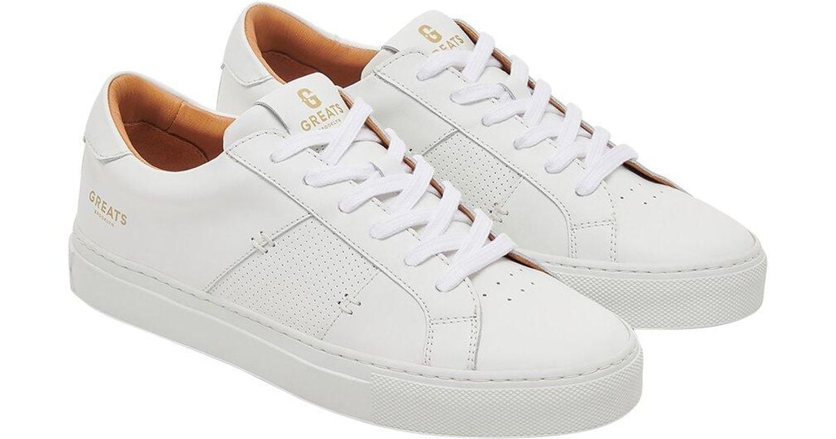 Shoes Greats Royale Blanco GREATS Royale Leather Sneaker In White