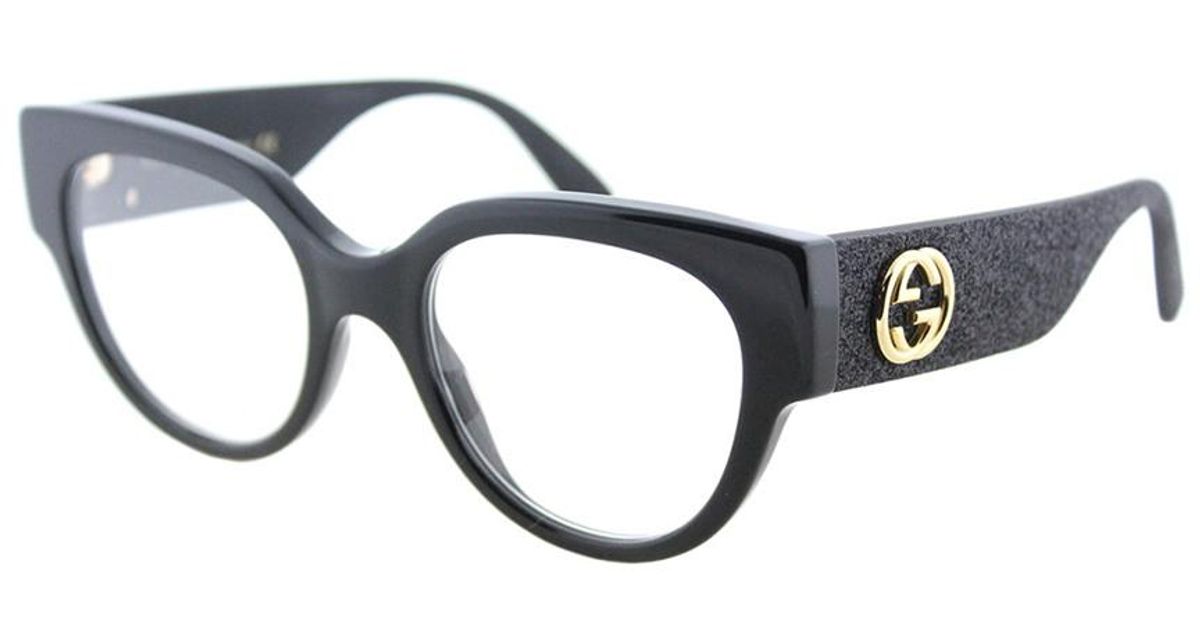 gucci women's cat eye optical frames