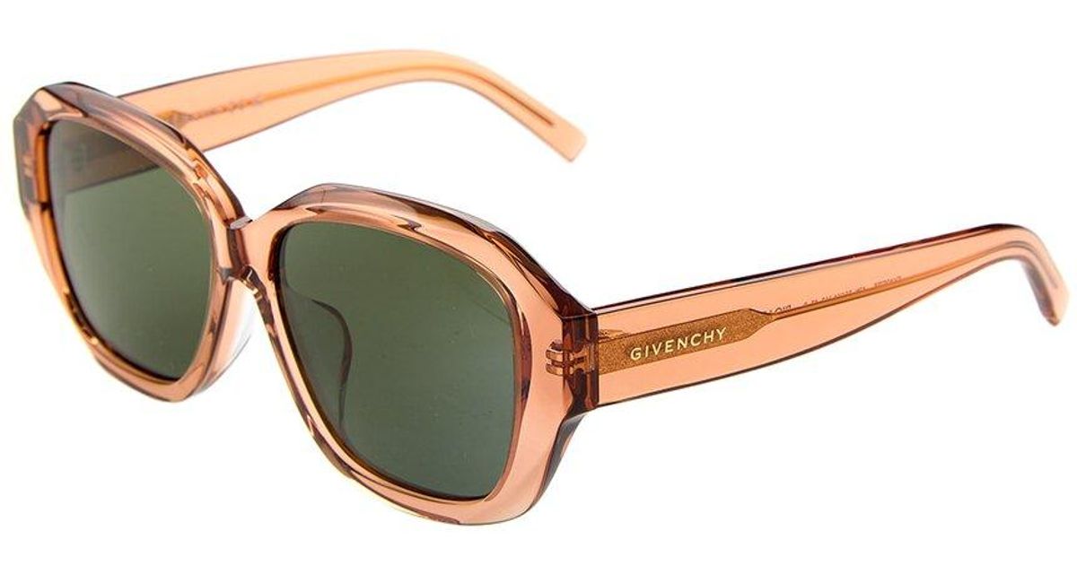 Givenchy Gv40075F 56Mm Sunglasses in Orange | Lyst display picture 1