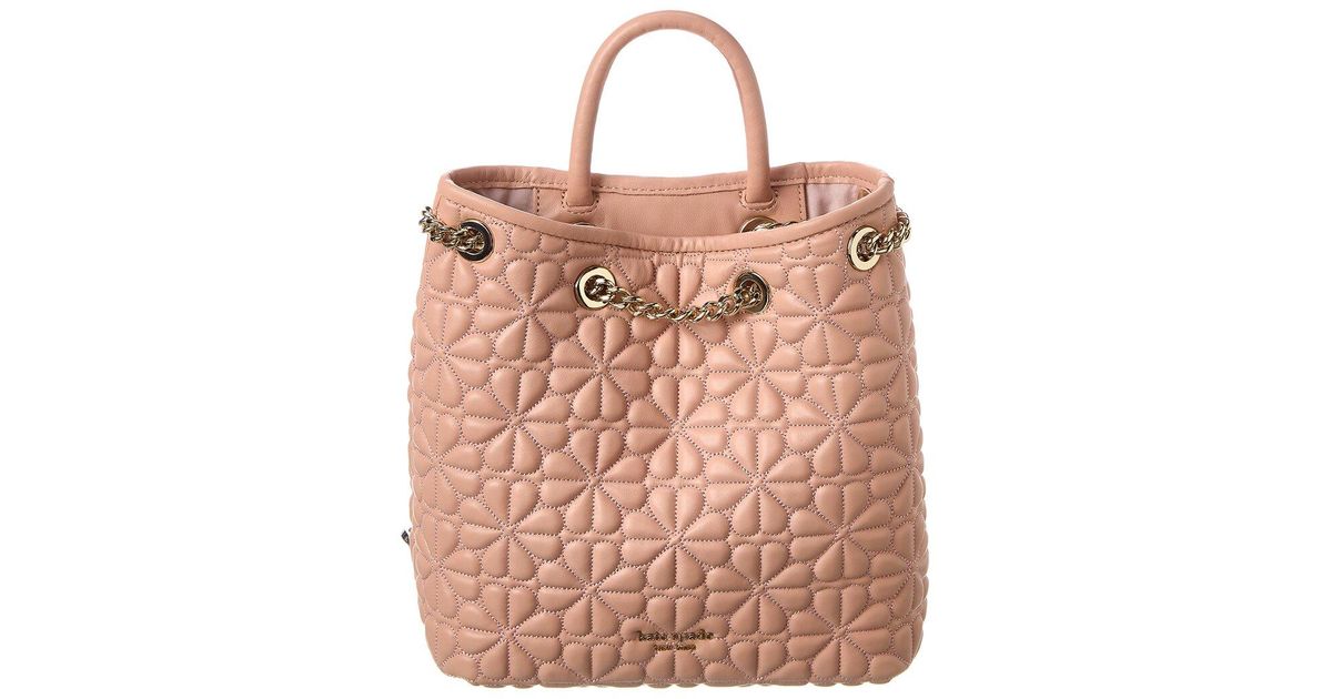 Kate Spade Bloom Medium Leather Backpack in Pink Lyst