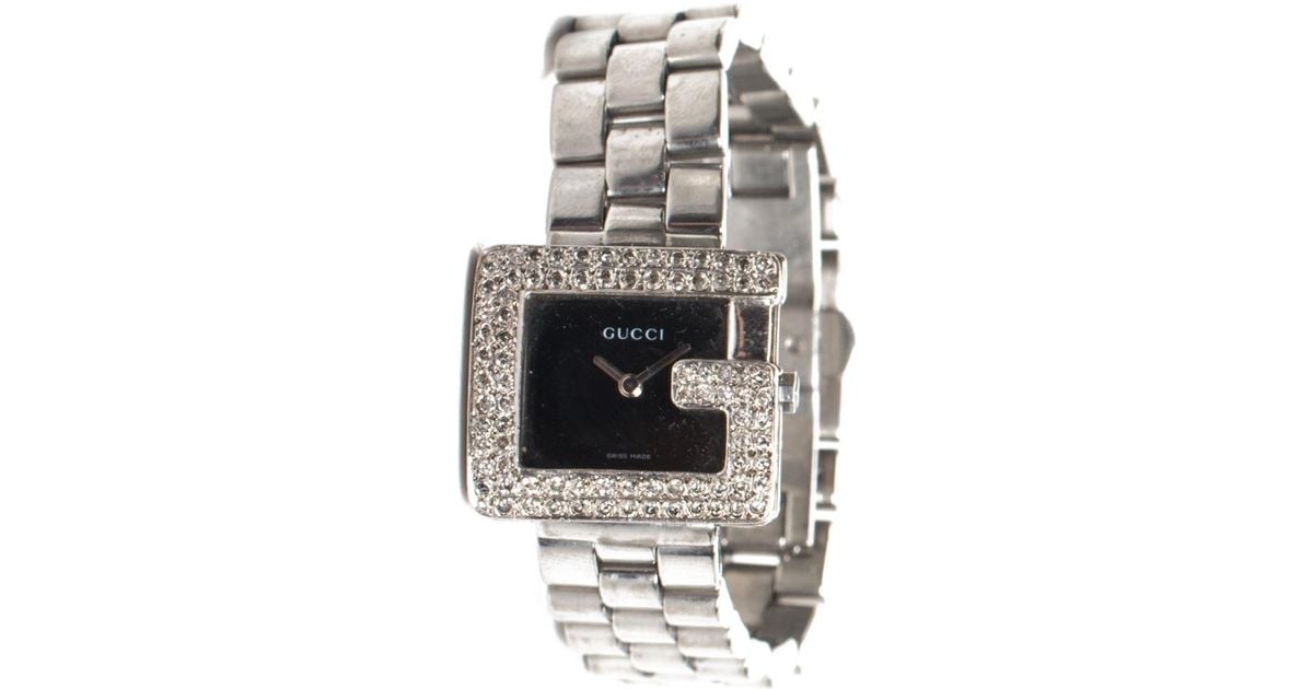 Gucci Stainless Steel & Diamond G-series 3600l Watch in Metallic - Lyst