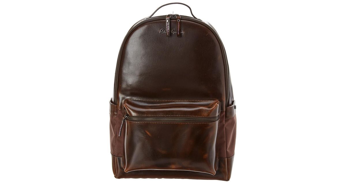robert graham leather backpack
