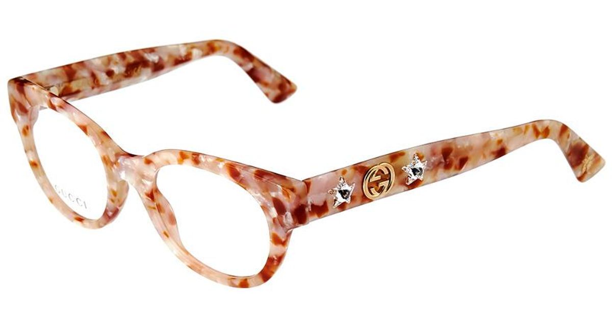 Gucci Gg0209o 48mm Optical Frames In Natural Lyst