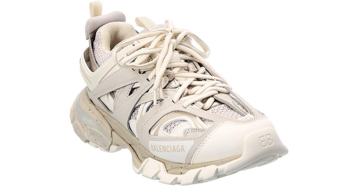 Balenciaga Track Mesh Sneaker in White | Lyst