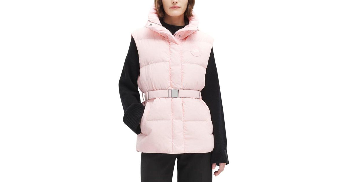 Canada Goose Rayla Down Vest in Pink | Lyst