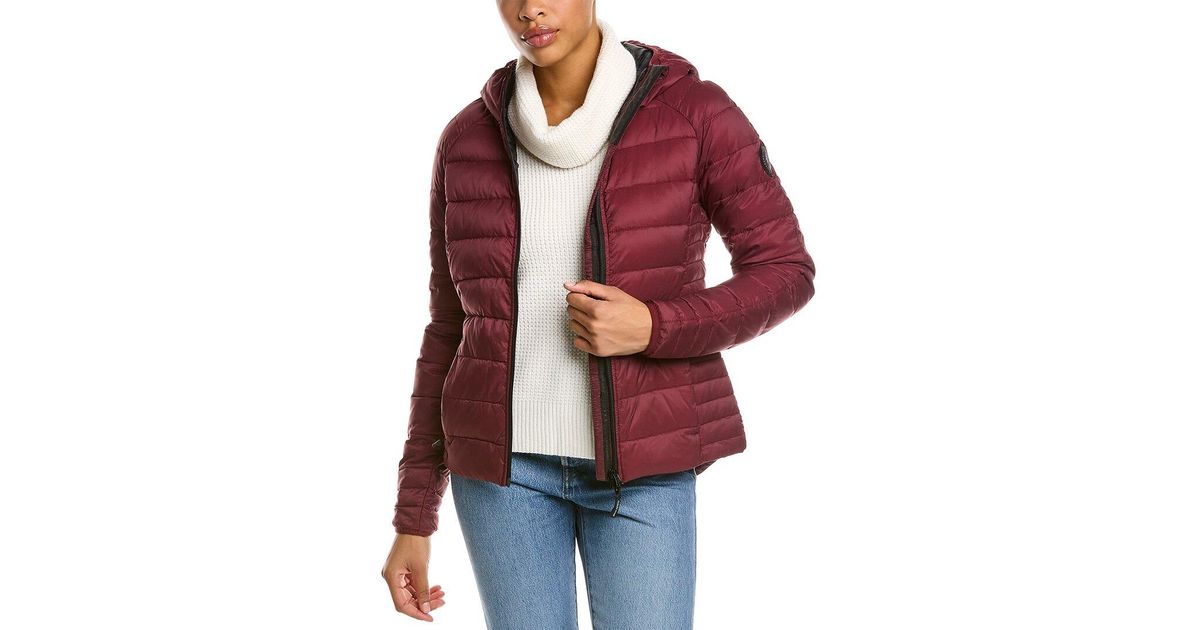 Canada goose top red hoodie