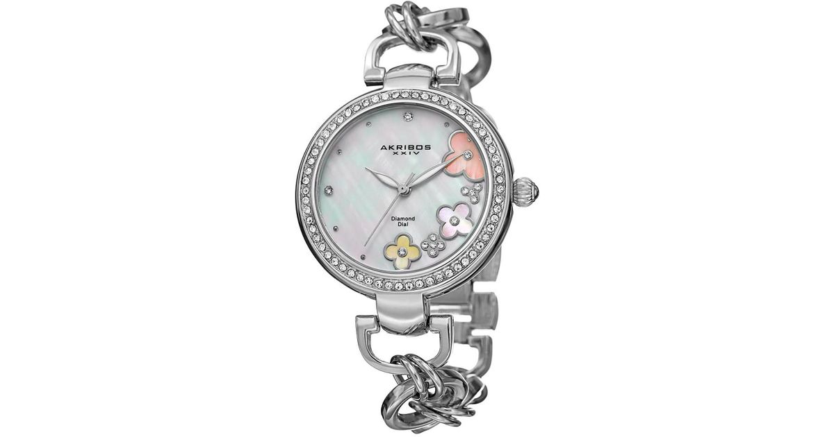 Akribos xxiv diamond dial price best sale