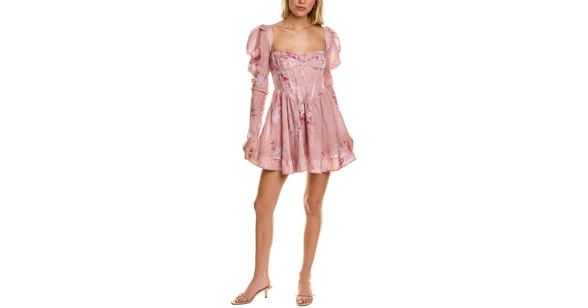 Bardot Evermore Mini Dress in Pink Lyst