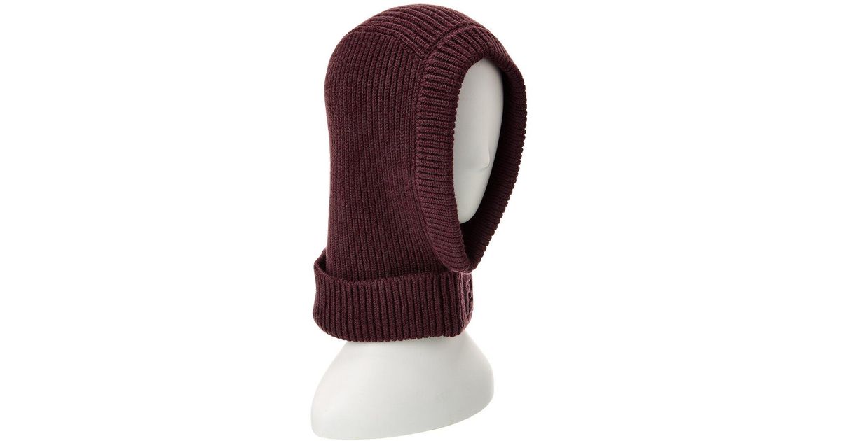 Fendi Ribbed Wool & Cashmere-Blend Balaclava in Purple | Lyst UK display picture 2