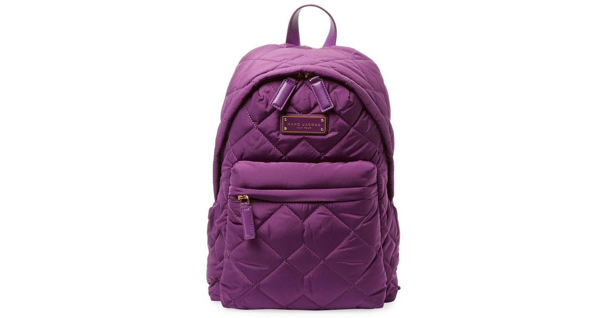 marc jacobs purple backpack