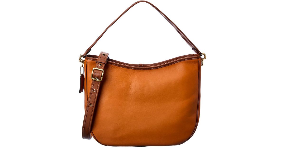 COACH Soft Tabby Leather Hobo Bag in Brown Lyst