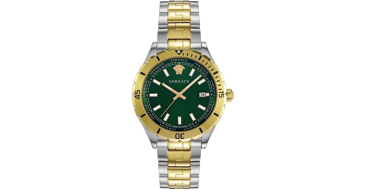 Versace Hellenyium Watch in Metallic for Men Lyst