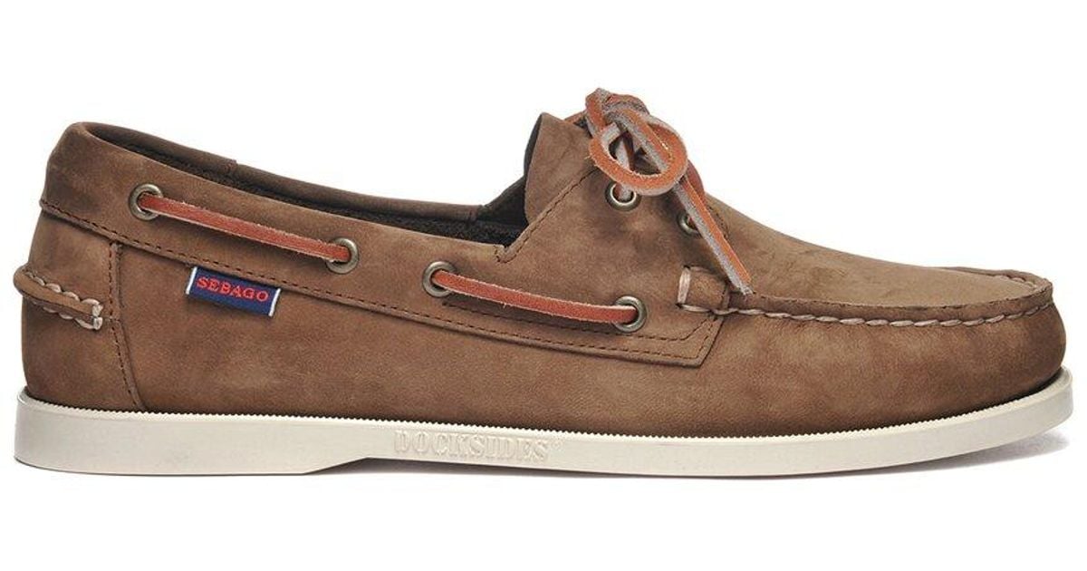 Dockside portland shop leather boat shoe