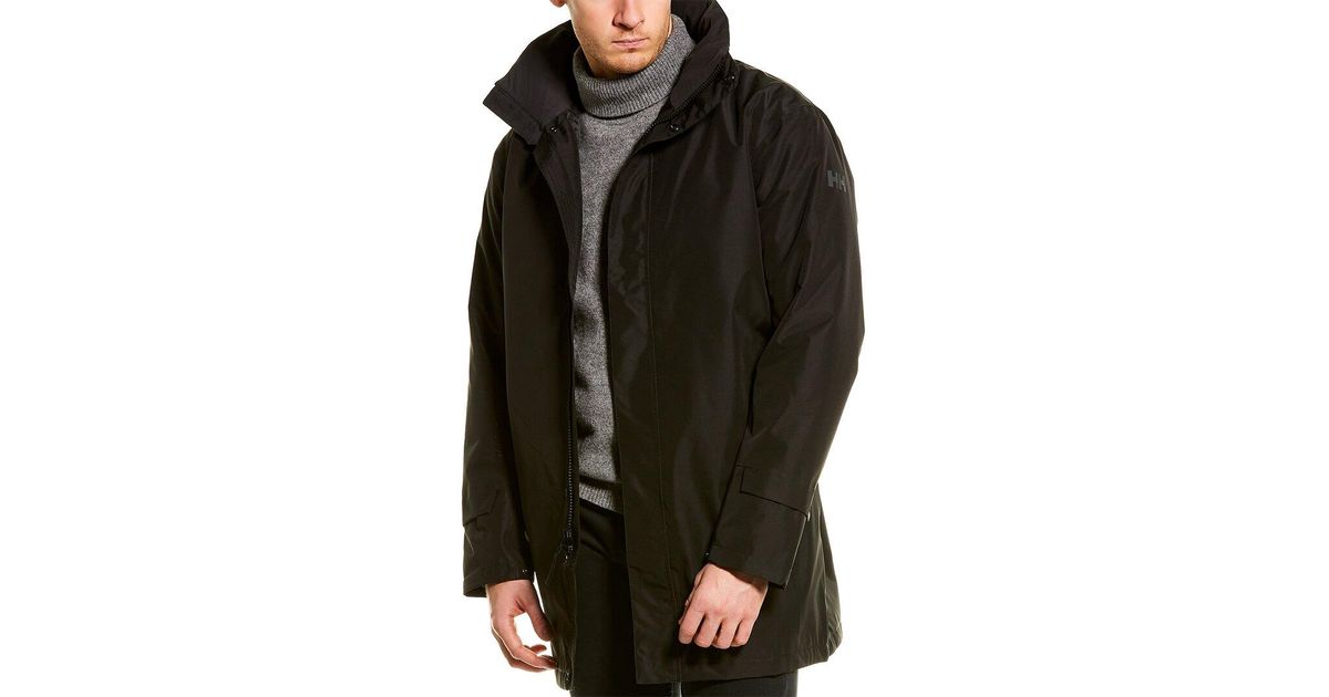 Helly Hansen Synthetic Dubliner Insulated Long Jacket in Black for Men Lyst