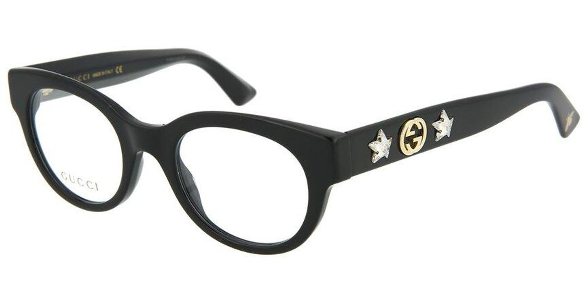 Gucci GG0209O 48mm Optical Frames in Black Lyst Canada