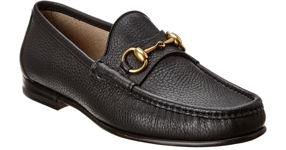 Gucci 1953 Horsebit Leather Loafer in Black for Men Save 62 Lyst