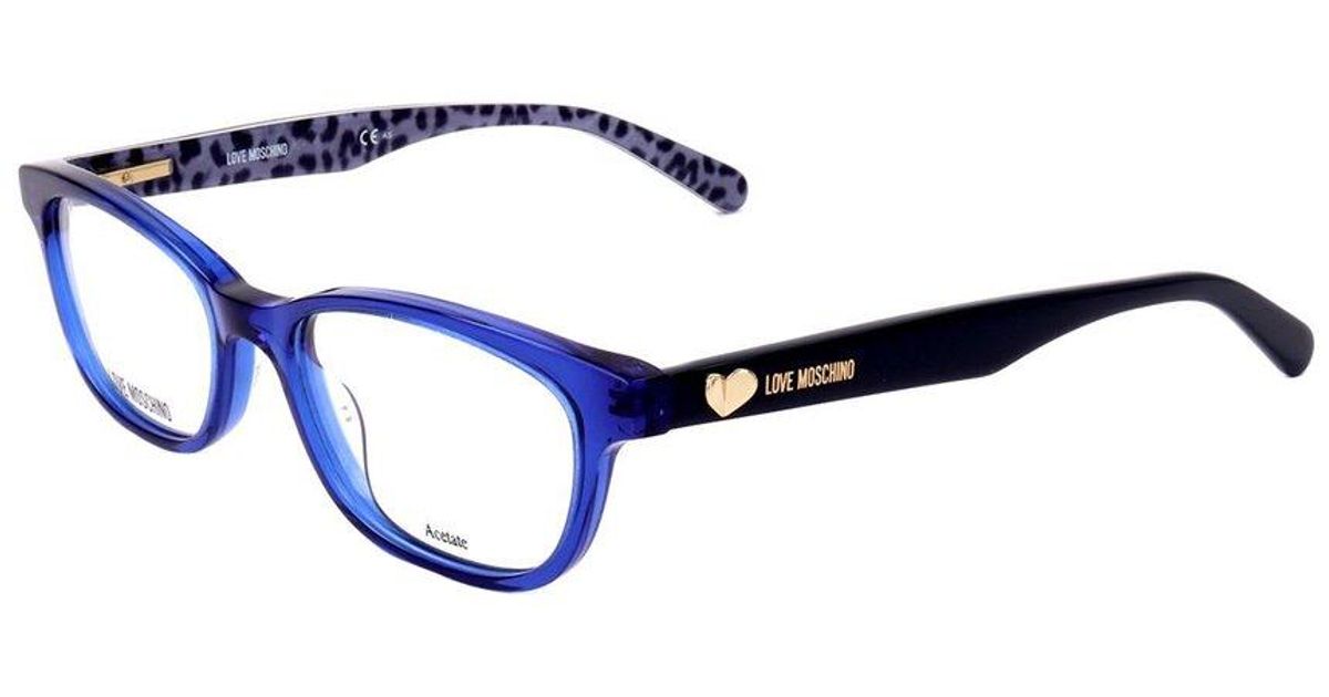 Love Moschino Mol512 50mm Optical Frames in Blue Lyst UK