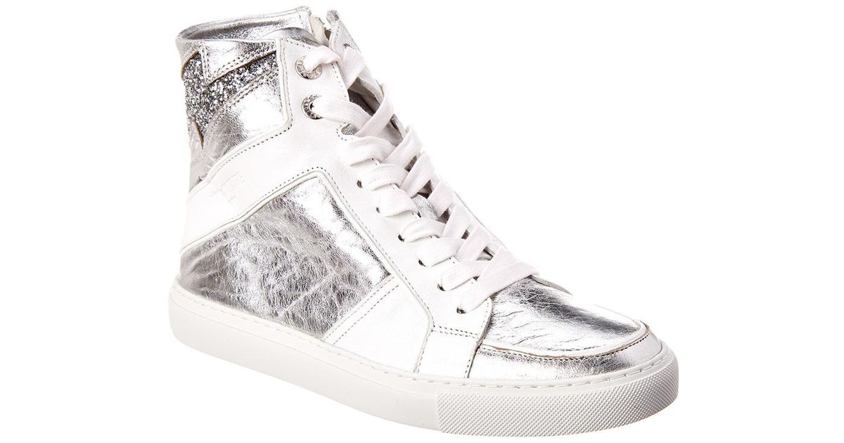 zadig and voltaire high top sneakers