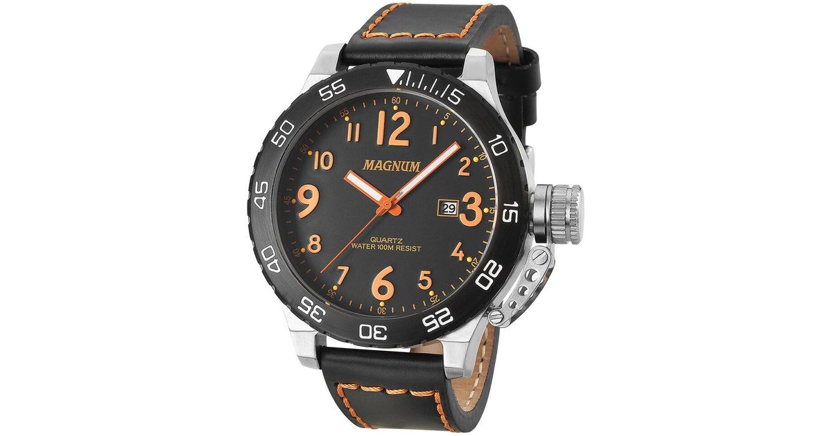 Magnum Inventor Watch in Black for Men Lyst