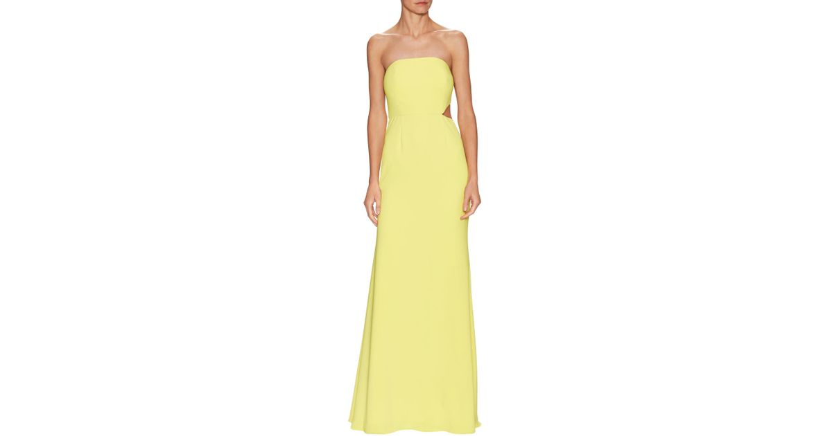 jay godfrey yellow gown