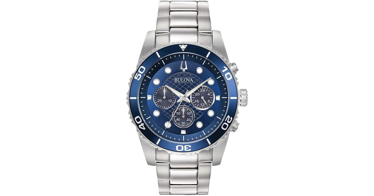 Bulova Sport Watch in Blue for Men Lyst