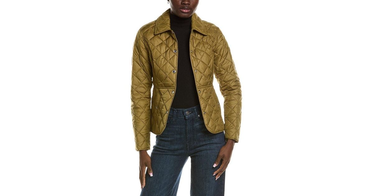 Burberry Cawthorne Jacket in Green | Lyst