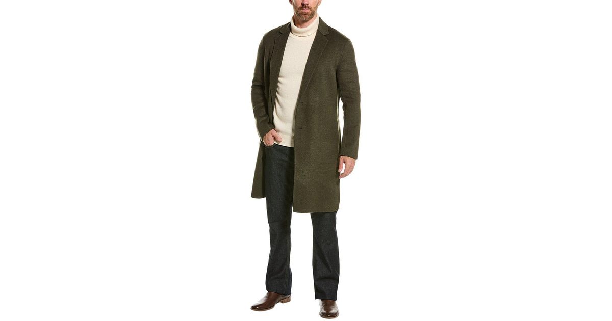 All saints mens hot sale wool coat