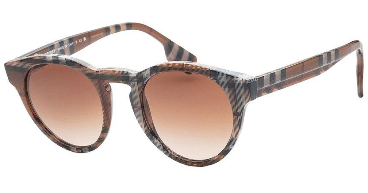 Burberry Be4359 49mm Sunglasses in Brown for Men Lyst