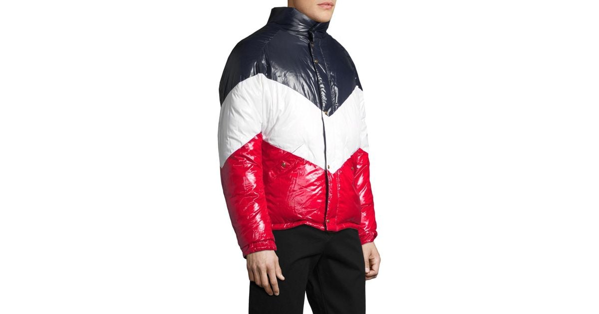 Moncler colorblock puffer top