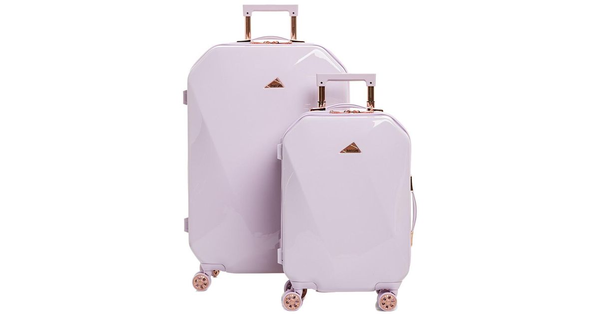 kensie purple luggage