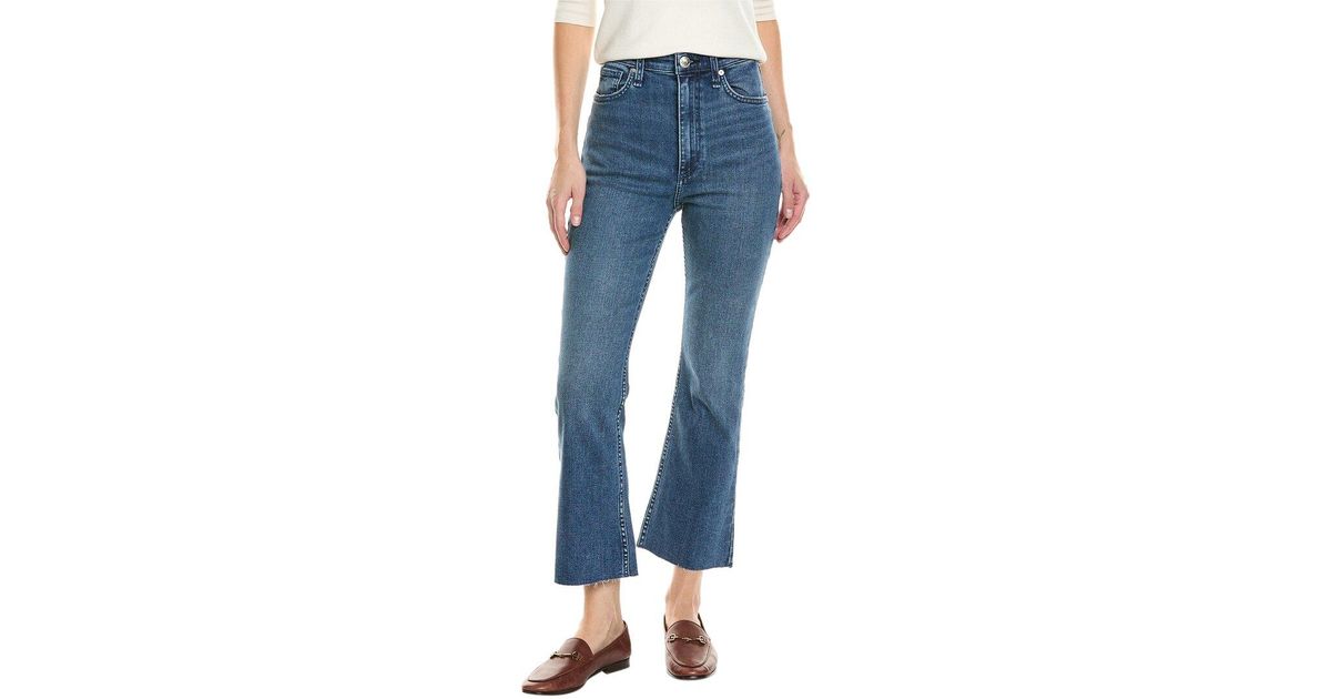 Rag & Bone Casey Rebecca High-rise Flare Jean in Blue | Lyst