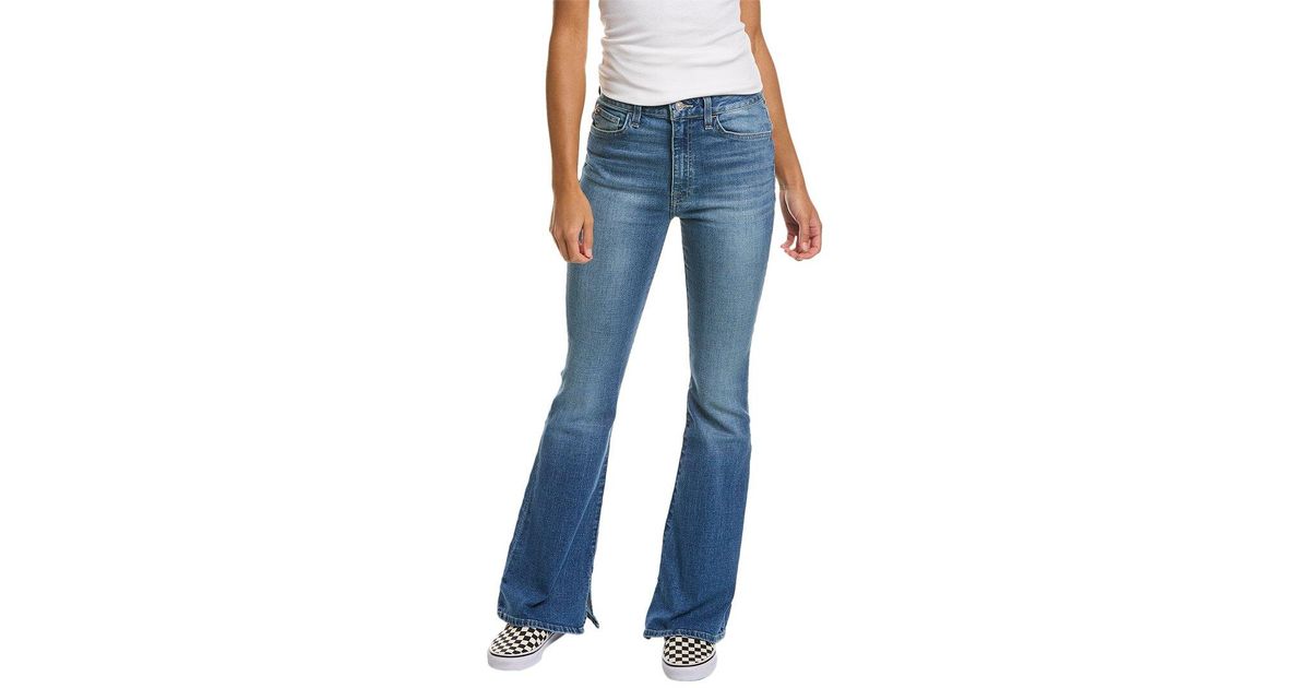 Hudson Jeans Heidi Bubbly High-rise Flare Jean in Blue | Lyst