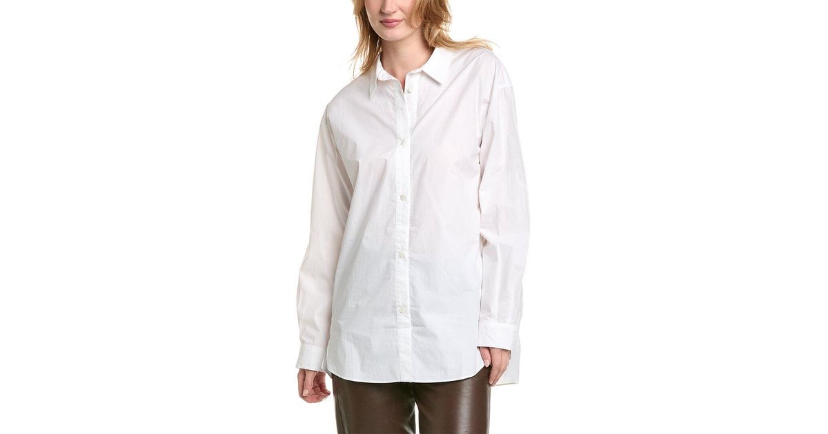 AllSaints Sasha Shirt in White | Lyst