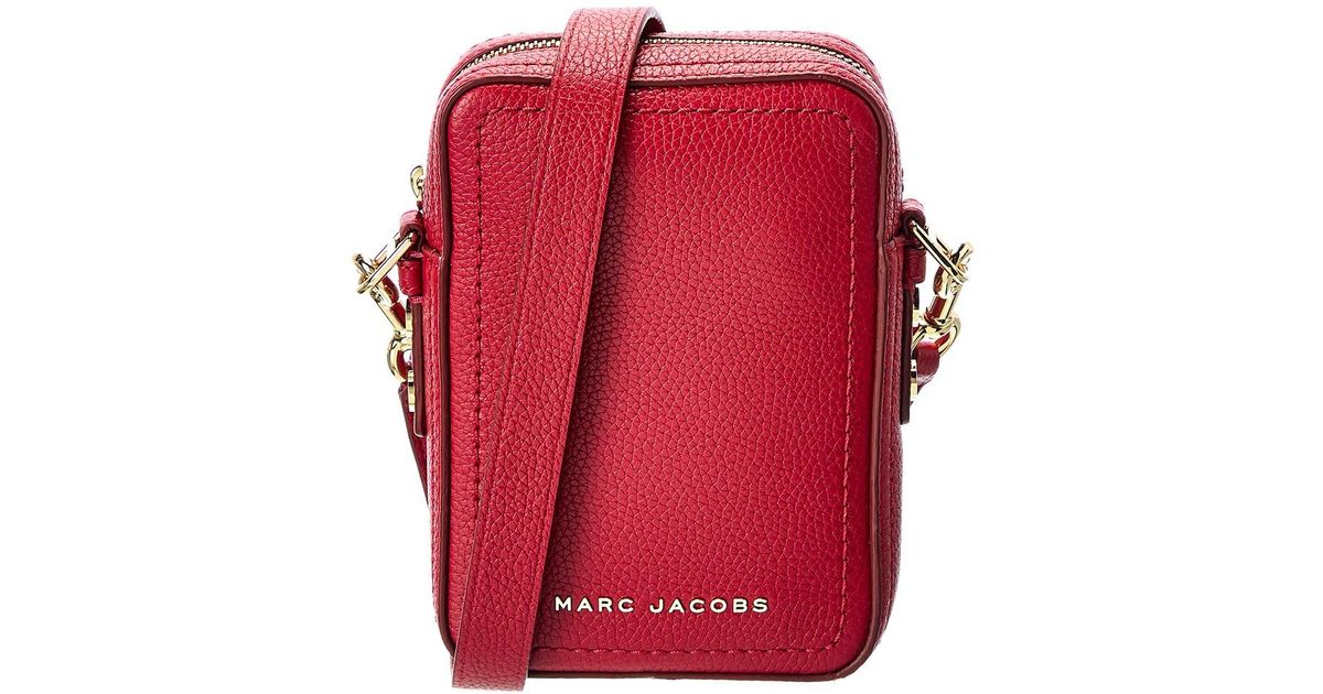 Marc Jacobs N/s Leather Crossbody in Red Lyst