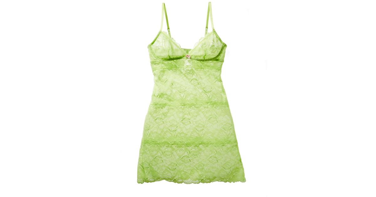 lime green lingerie