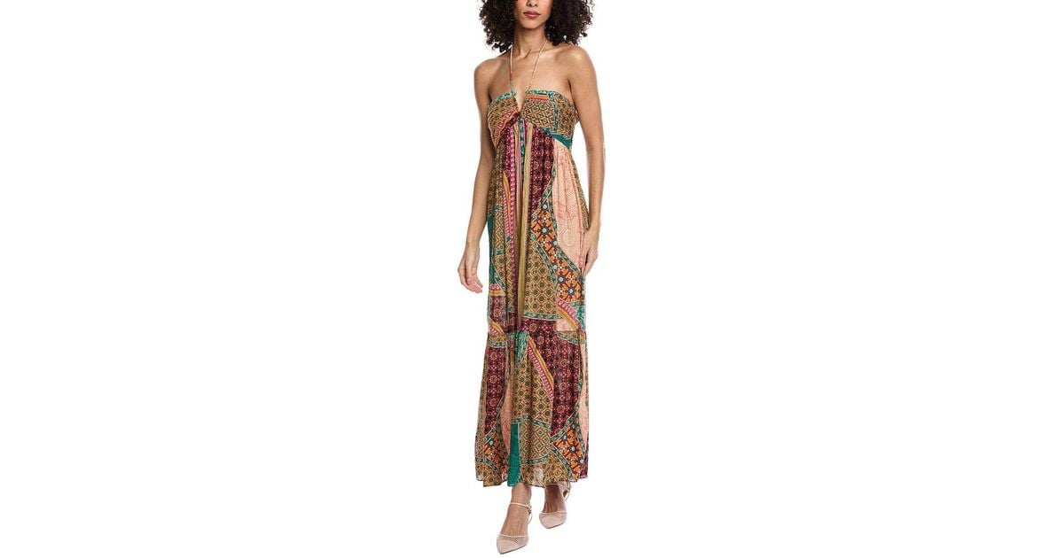 Ba&sh Robe Fran Dress in Brown | Lyst UK