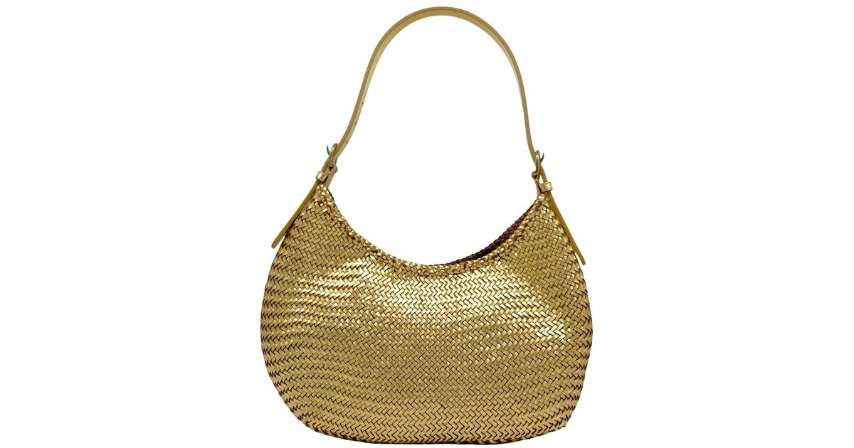 Dragon Diffusion Luna Mezza Leather Tote in Metallic | Lyst UK